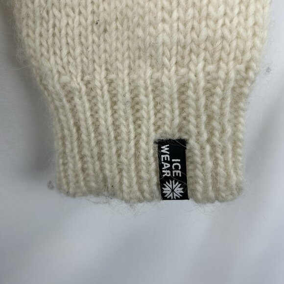 Icewear Iceland XS zip up Cardigan Sweater Icelandic Wool White Comfort Warm - Picture 16 of 16